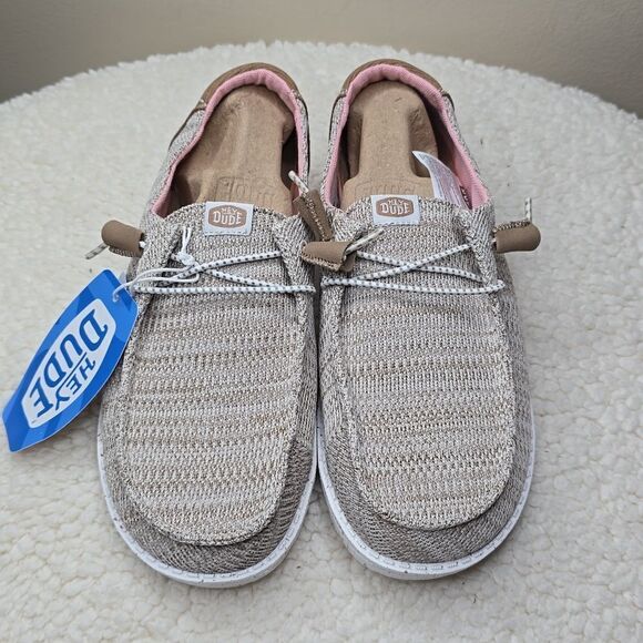 NWT Hey Dude Wendy Sport Mesh Wide Walnut Size 8D - Picture 1 of 8